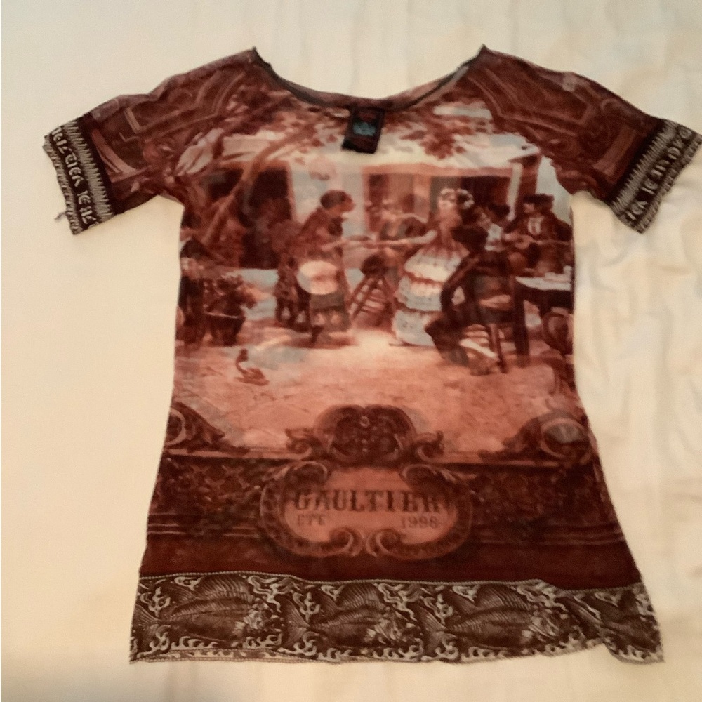 Jean Paul Gaultier 1998 Vintage Rare Mesh Top - Picture 8 of 8